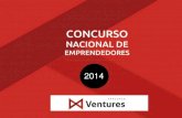 Concurso Ventures gira nacional 2014