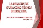 La relación de ayuda como técnica interactiva 2014