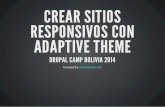 Sitios responsivos con Adaptive Theme