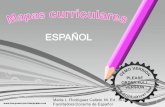 Mapas curriculares de español