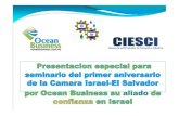 Presentacion israel y el medio ambiente ocean business camara salvador israel
