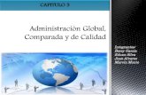 Capitulo 3 - Administración global, comparada y de calidad