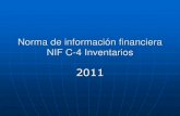 NIF C-4 Inventarios
