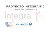 Proyecto integra tic abarzuza escuela 20