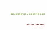 Bioestadistica Y EpidemiologíA