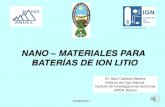 Nano materiales para baterias de lithium nanoandes 2011 cabrera