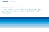 Documento de Trabajo: Las finanzas autonómicas en  boom y en crisis (2003-12)