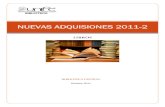Agosto adquisiciones 2011 - II libros
