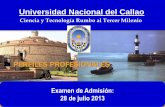 Perfiles profesionales / Universidad Nacional del Callao.