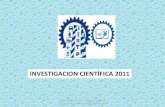 Investigacion cientifica 2011