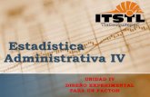 Estadística Administrativa: Unidad 4