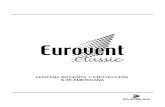 Perfiles Cuprum- Arquitectonicas- Eurovent- Classic- Ventanas Batientes y Proyectables- Serie 35 Americana