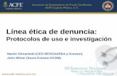Acfe Mexico 2014  Lineas de Denuncia y protocolos de uso e investigación
