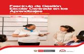 Gestión escolar centrada en los aprendizajes- Perú