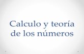 Cálculo y teoría del número