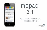MOPAC, diseño de OPAC para dispositivos móviles