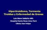 Hipertiroidismo, tormenta tiroidea y enfermedad de