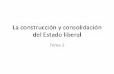 La construcción y consolidación del estado liberal