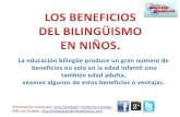Los beneficios del bilinguismo en niños