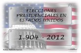 Elecciones Presidenciales EE UU 1904 2012