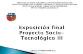 Exposición final proyecto socio tecnológico iii frebrero 2012
