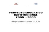 Proyecto educativo institucional 2008