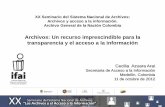 Xx seminario archivos colombia cecilia azuara arai