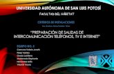 Equipo 5. Preparacion de salidas para intercomunicaciones television, tv e internet