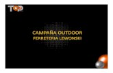 Campaña publicidad Exterior - Ferreteria Lewonski