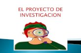 El proyecto de investigacion