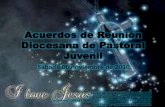 ACUERDOS DE REUNION DIOCESANA PJ 06 NOVIEMBRE