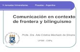 Comunicación en contexto de frontera y bilinguismo