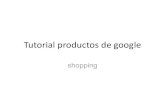 Tutorial productos de google