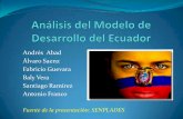 Análisis del modelo de desarrollo del ecuador