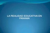 Realidad educativa en panamá