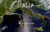 Italia el invierno de norte a sur