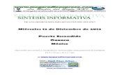 Sintesis informativa 12 12 2012