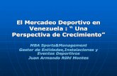 Mercadeo de la Actividad Física en Venezuela UCV FACES