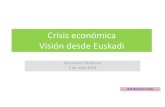 Crisis Económica: Visión desde Euskadi (EHU gune)