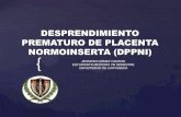 Desprendimiento prematuro de placenta normoinserta