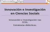 Innovación e investigación en ciencias sociais ii