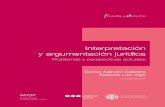 Interpretación y argumentación jurídica, Problemas y perspectivas actuales - Carlos Alarcón Cabrera, Rodolfo Luis Vigo - ISBN 9789871775033