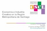 Economía e Industria Creativa en la Región Metropolitana de Santiago