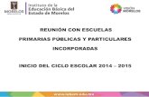 PRESENTACIÓN INICIAL REGISTRO Y CERTIFICACION 2014-2015