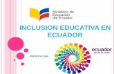 Inclusion educativa en ecuador veronicaloja
