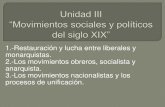 Historia universal Unidad III Movimientos sociales y políticos del siglo XIX