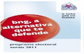Programa electoral das Eleccións Xerais de 2011