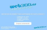 Servicios para empresas de Venta Directa - Web 300