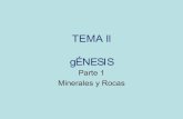 Tema ii GENESIS I (11 Y 12 / 03/2014)