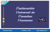 Declaracón universal de derechos humanos